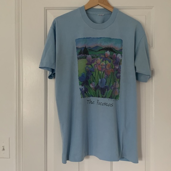 Vintage Other - VTG 90s Single Stitch Poconos Shirt  Deep L Sprague 1996 large X-Large medium